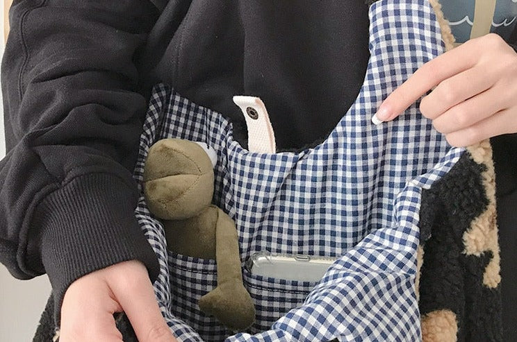 Plush Teddy Bear Tote Bag