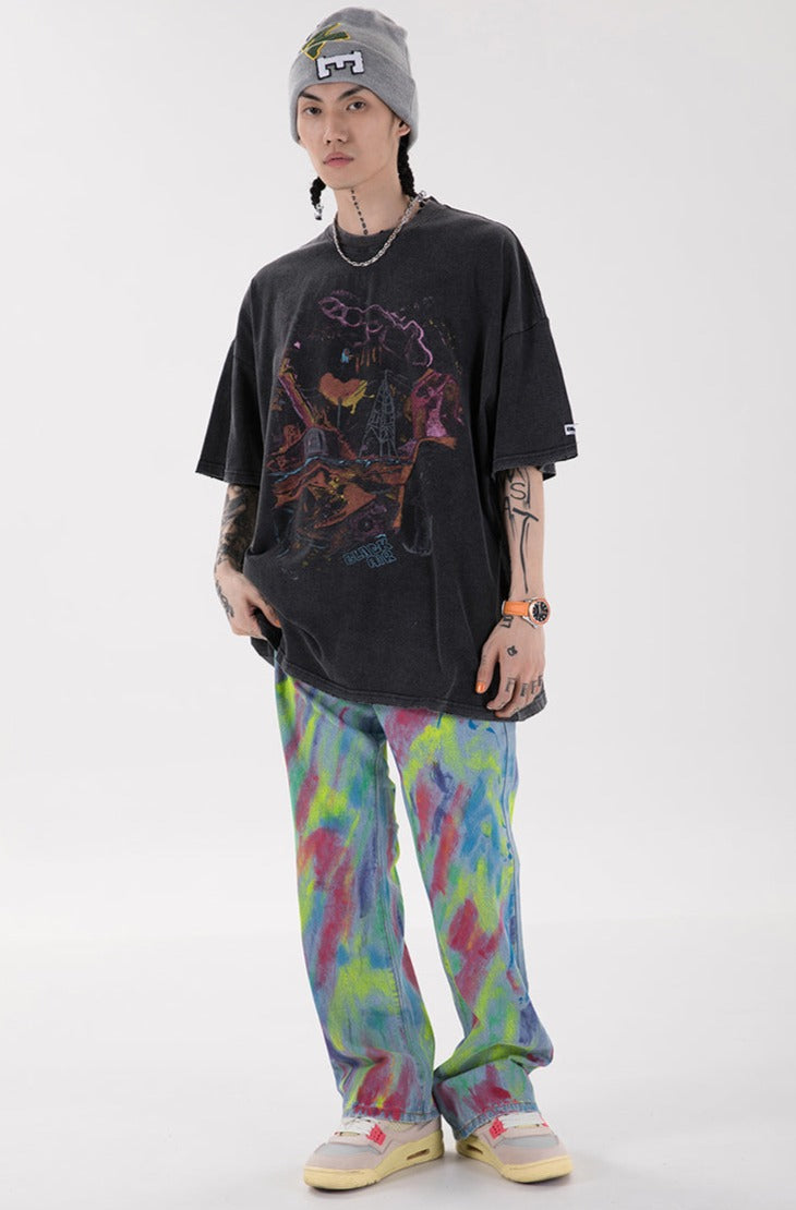 Chaos Oversized Crewneck T-shirt