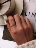 Simulated Diamond 925 Sterling Silver Ring