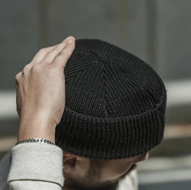 Military Wool Knit Thick Beanies