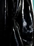 Retro Black Stylish Patent Leather Jacket