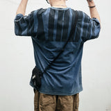 Letter Print Washed T-shirt