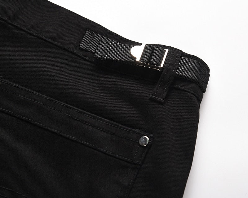 Back Ankle Zipper Pants
