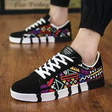 Colorful Graffiti Skateboard Shoes