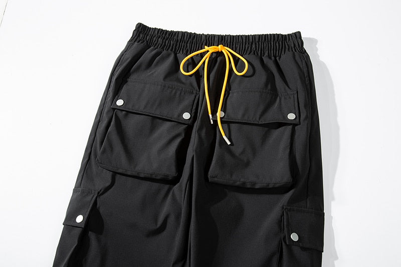 Side Breasted Cargo Pants