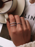 Simulated Diamond 925 Sterling Silver Ring