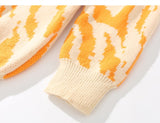 Zebra Pattern Retro Sweater