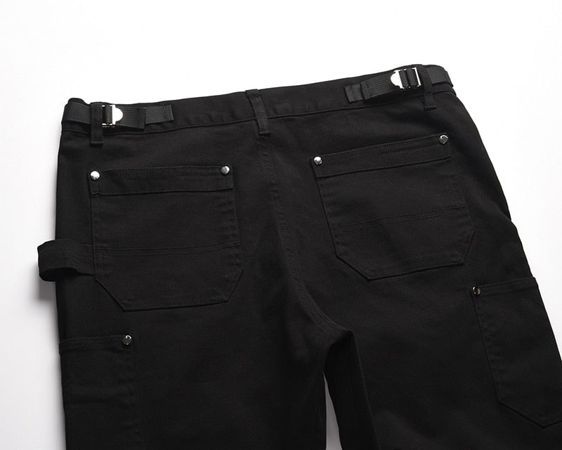 Back Ankle Zipper Pants