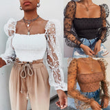 Mesh Sheer Long Sleeve Top