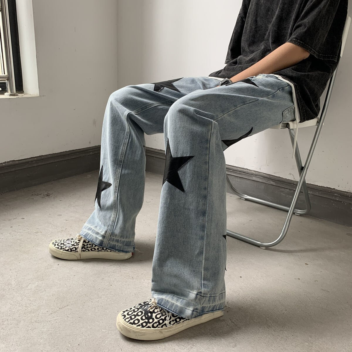 All Over Star Denim Jeans