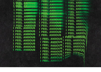 "I Feel Anxious" Washed T-shirt