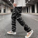 Black Waxed Jeans