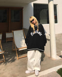 Y2K V-neck Sweatshirt