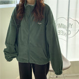 Women's Zip Up Solid Sweatshirt