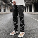 Black Waxed Jeans