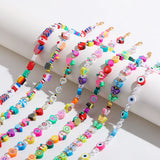 Beaded Rectangular Necklace