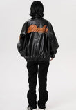 Embroidery Leather Jacket