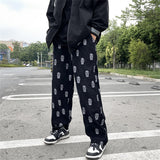 Corduroy Masked Baggy Pants