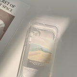 Beach Painting Mobile Phone Case For iPhone