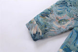Floral Jacquard Denim Jackets