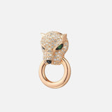 Genuine Rose Gold Leopard Diamond Necklace