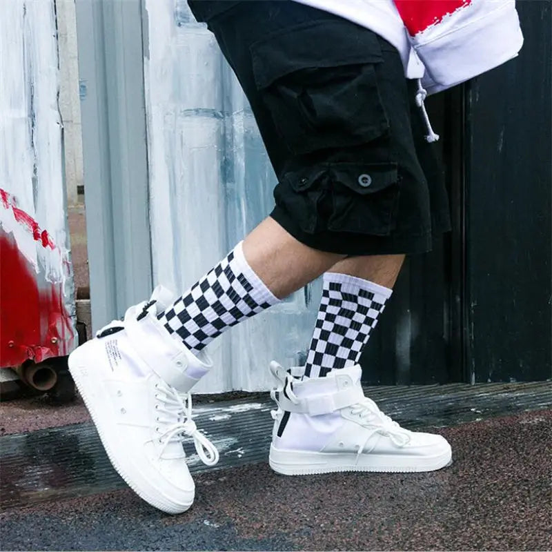 Checkered Vintage Y2K Socks