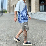 Sculpture Print Loose Shirt