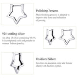 Starlike 925 Sterling Silver Earrings