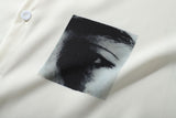 Pictures Print Polyester Shirt