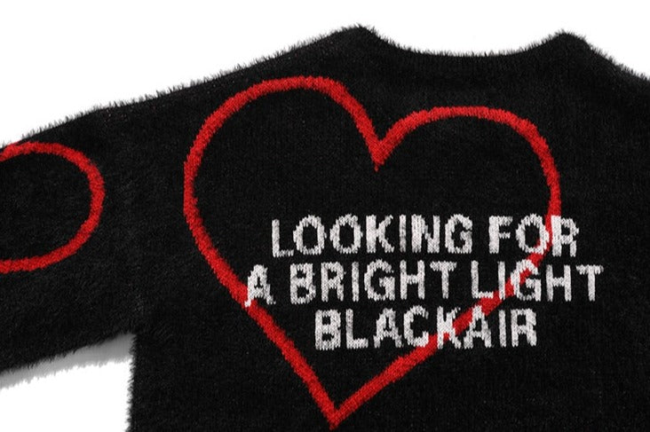 Knitted Heart Sweater