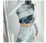 Seductive Slim Tie-Dye Long Sleeve T-Shirt