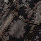 Denim Sakura Gradient Jacket