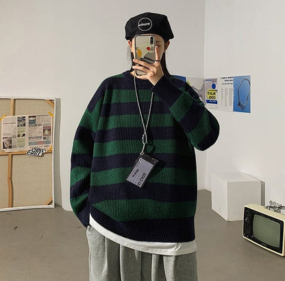 Striped Knitted Sweater