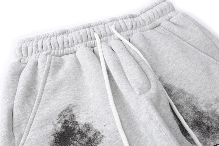 Smile Patchwork Sweatpants