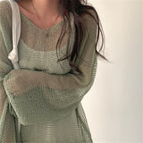 Hollow Out Lazy Style Wide Sleeves Shirt