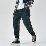 Loose Solid Cargo Pants