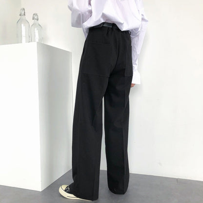Loose Straight High Rise Pants