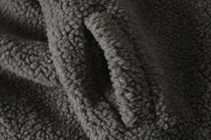 Solid Color Fuzzy Jacket
