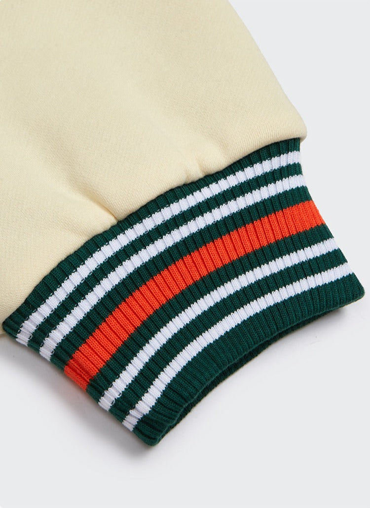 Ready Embroidery Green Varsity Jacket DAXUEN
