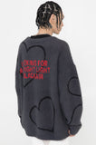 Knitted Heart Sweater