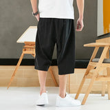 Calf-Length Casual Baggy Shorts