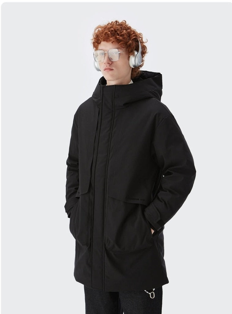 Long Hooded Coat