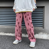 Corduroy Masked Baggy Pants