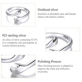 Hug 925 Sterling Silver Ring