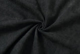 Flame Eye Graphic Print Black Washed T-Shirt