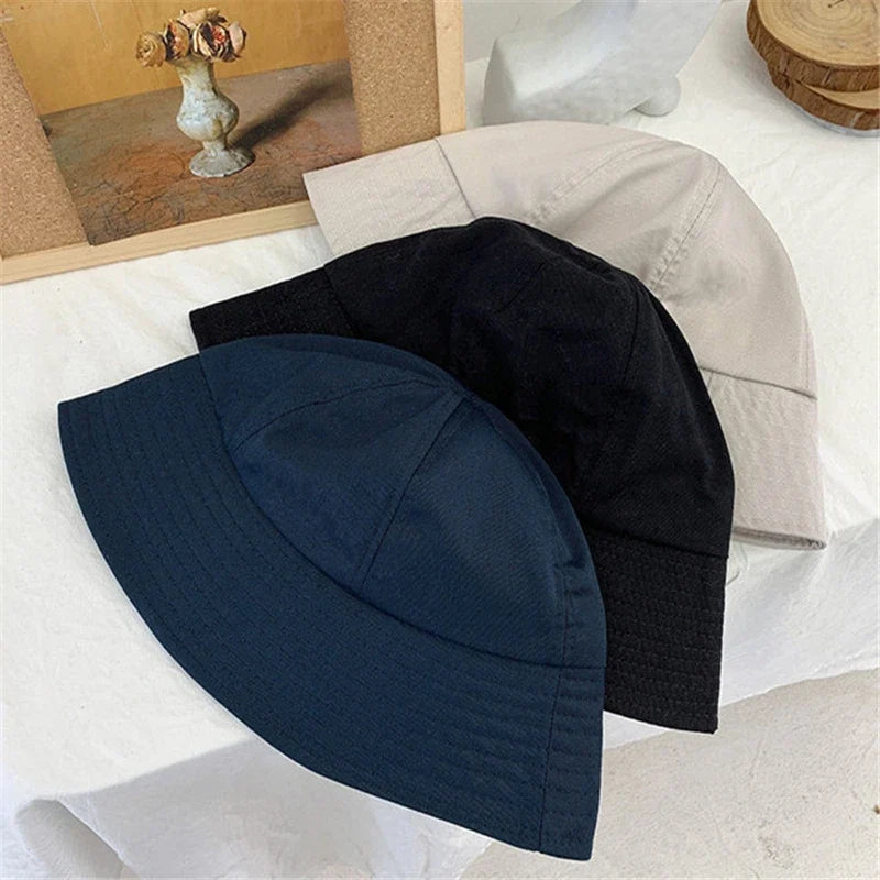 Colored Korean Style Aesthetic Bucket Hat