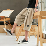 Calf-Length Casual Baggy Shorts