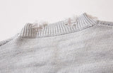 Ripped Chained Sweaters