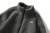 Solid Color Fuzzy Jacket