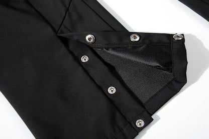 Side Breasted Cargo Pants